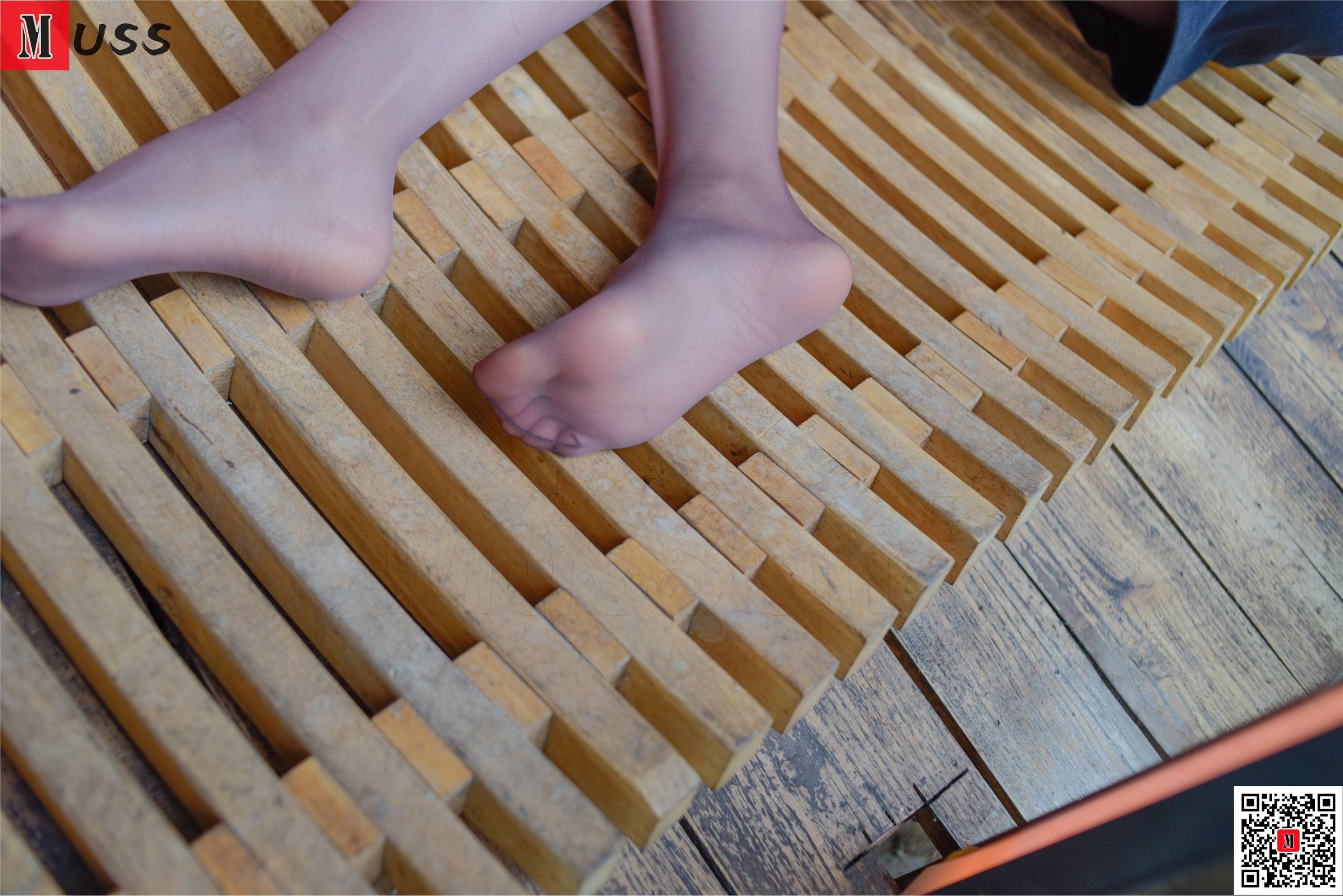 MussGirl慕丝女郎  NO.186 黑色连衣裙肉丝